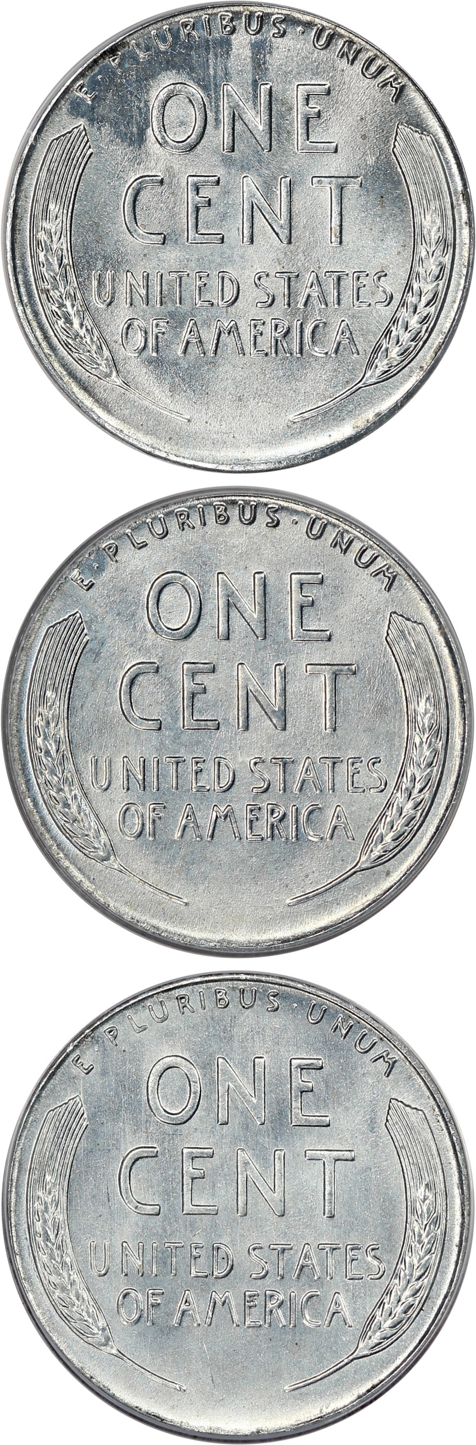 image for: 1943-PDS (3 Coin Set) 1c PCGS MS67