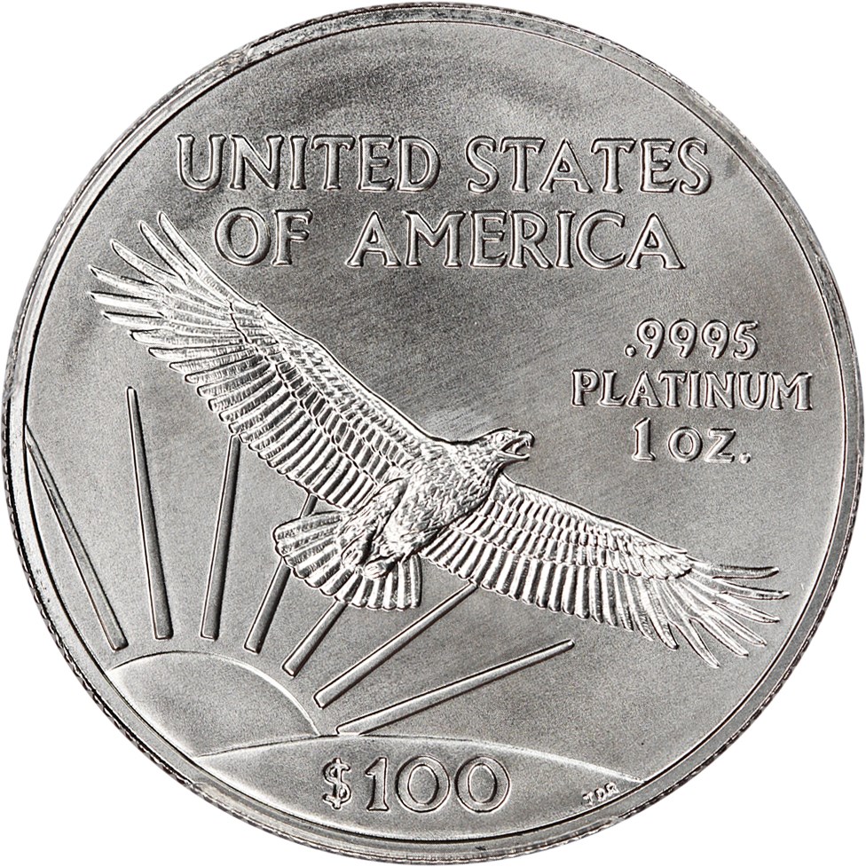 image for: 2014 Platinum Eagle $100 PCGS MS69 (First Strike)