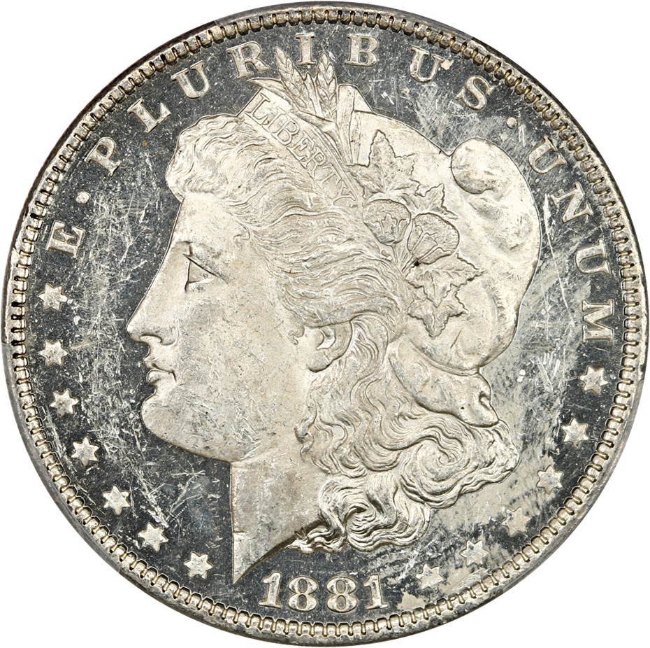 image for: 1881-O $1 PCGS MS61 DMPL