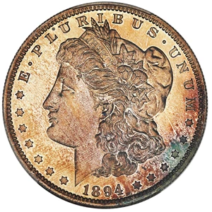 image for: 1894 $1 PCGS/CAC Proof 66+