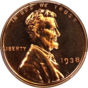 image for: 1938 1c PCGS/CAC Proof 67+ RD