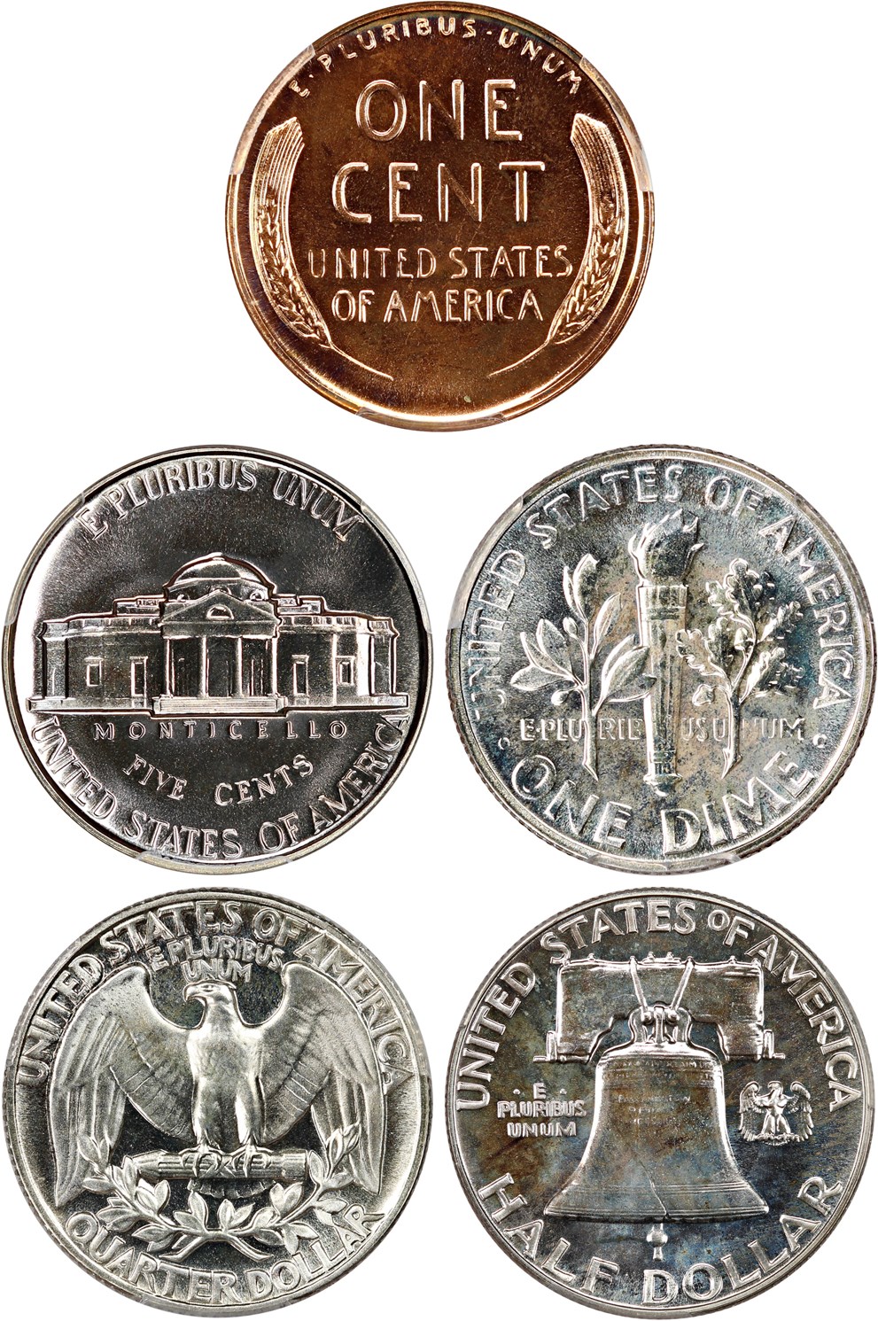 image for: 1953 Proof Set PCGS Proof 65-68 (5 coins)