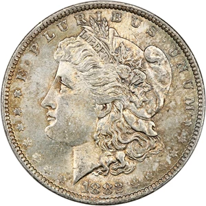 image for: 1882-O/S $1 PCGS MS63 (Strong)