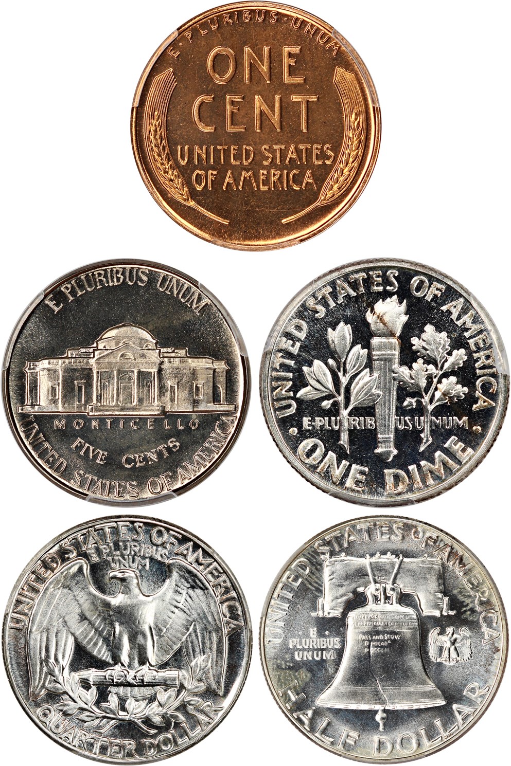 image for: 1951 Proof Set PCGS Proof 64-67 (5 coins)