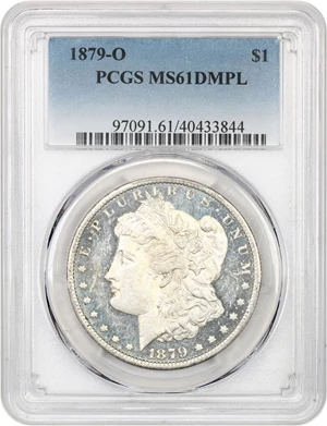 image for: 1879-O $1 PCGS MS61 DMPL