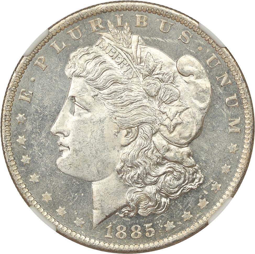 image for: 1885-O $1 NGC MS63 PL