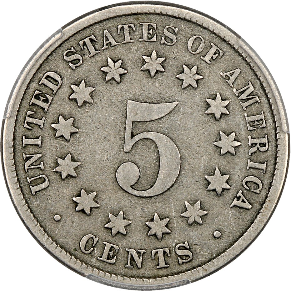 image for: 1880 5c PCGS/CAC F15