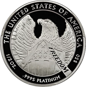 image for: 2007-W Platinum Eagle $50 PCGS Proof 69 DCAM