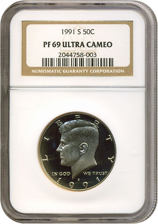 image for: 1991-S 50c  NGC Proof 69 UCameo
