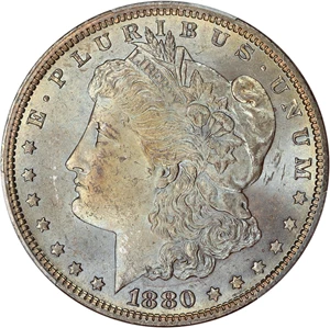 image for: 1880 $1 PCGS MS64