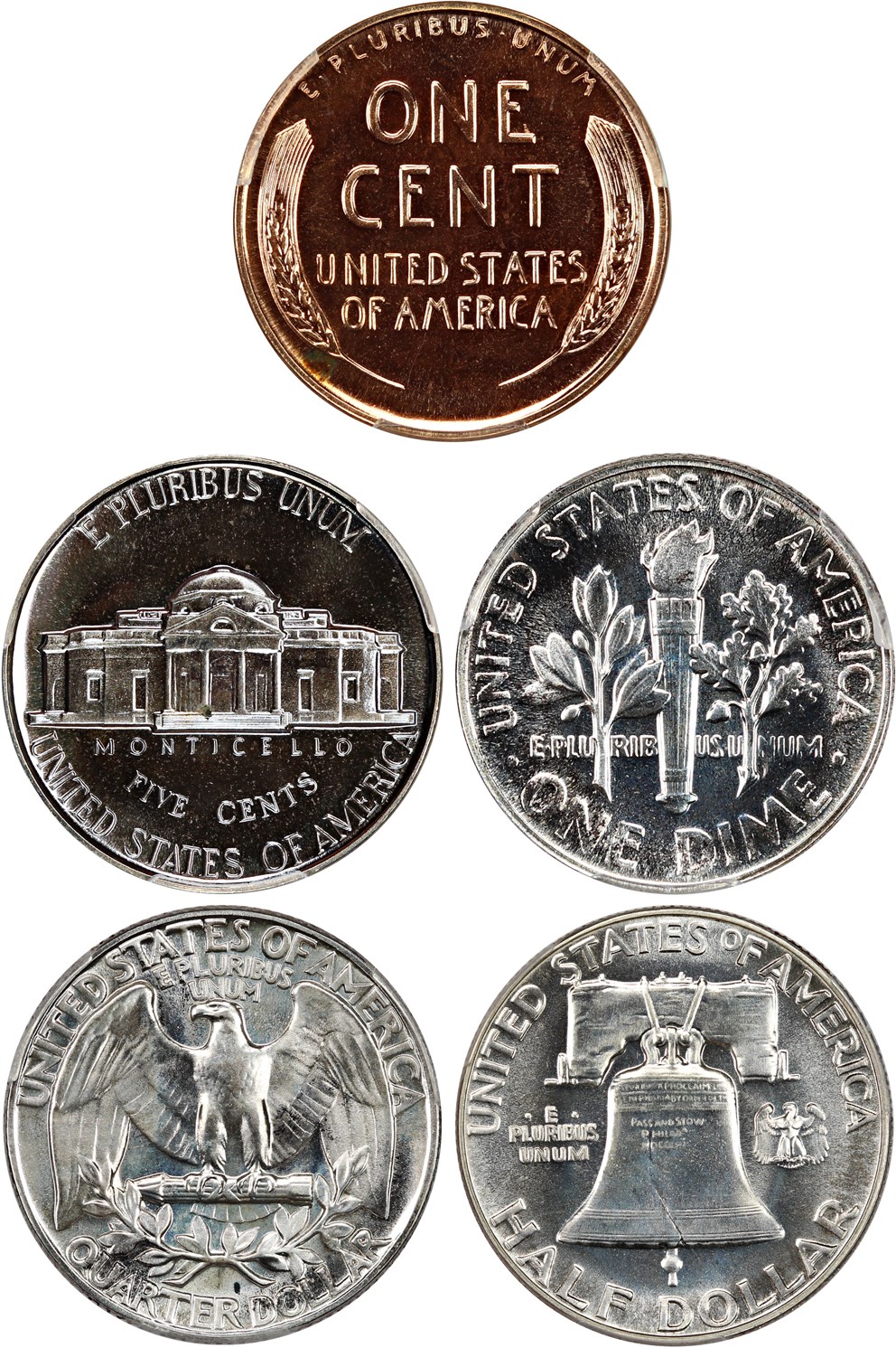 image for: 1953 Proof Set PCGS Proof 66-67 (5 coins)