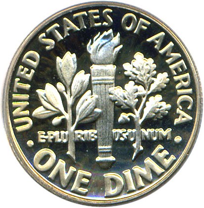 image for: 1982-S 10c  PCGS Proof 69 DCameo