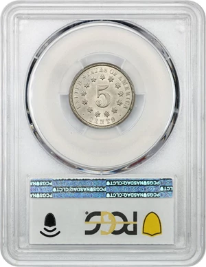 image for: 1875 5c PCGS MS66