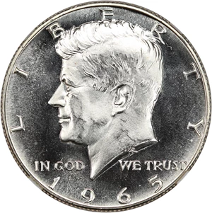 image for: 1965 50c NGC MS67 Cameo (Special Mint Set)