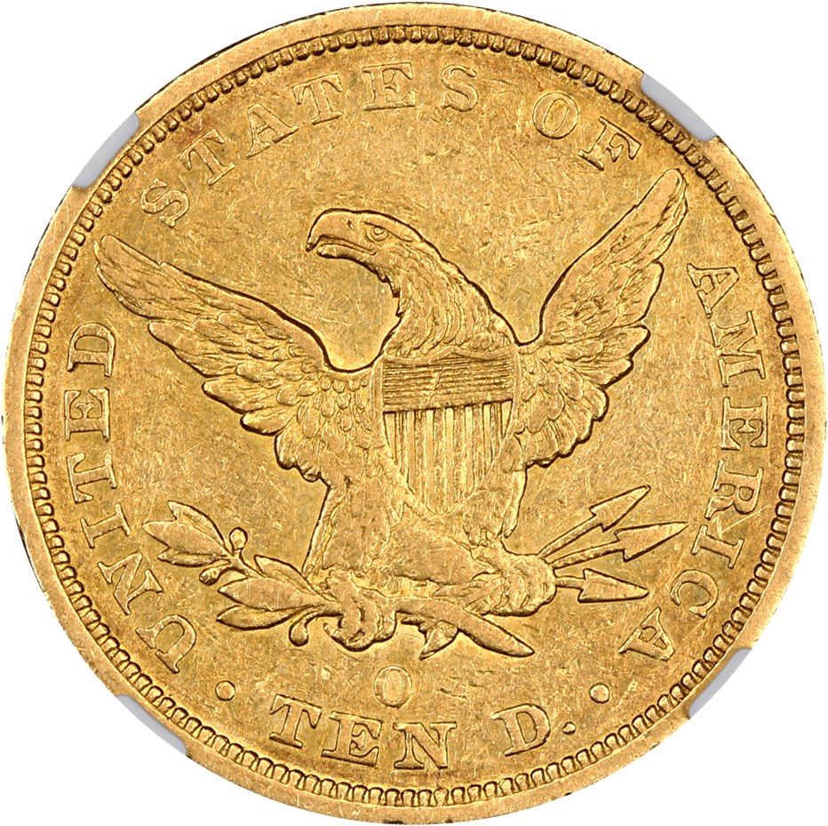 image for: 1846-O $10 NGC XF45