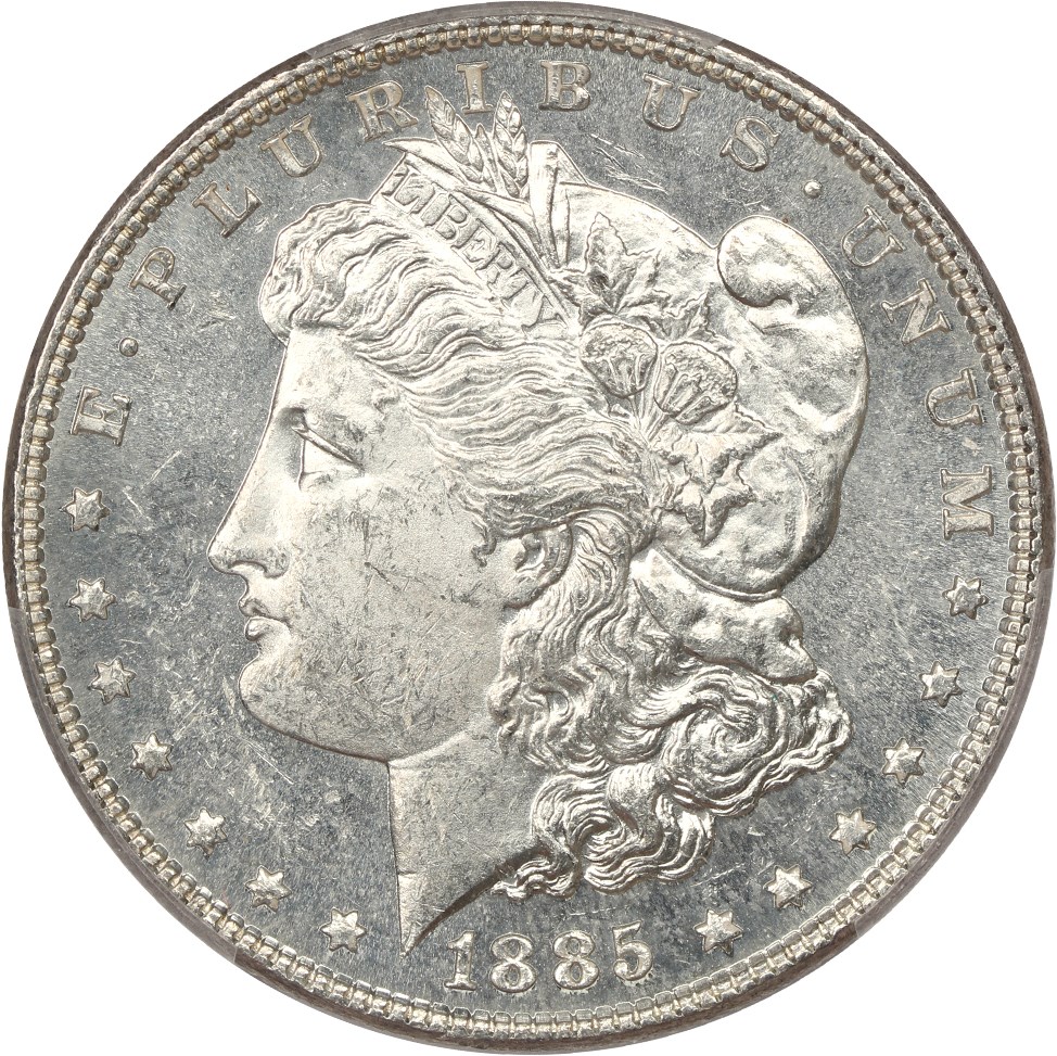 image for: 1885 $1 PCGS MS62 PL