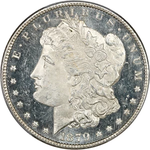 image for: 1879-S $1 PCGS MS64 DMPL (Reverse of 1879)