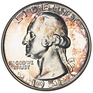 image for: 1951 25c NGC Proof 67