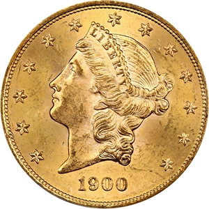 image for: 1900 $20 PCGS/CAC MS64