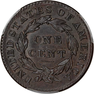 image for: 1829 1c PCGS/CAC AU55 (Medium Letters)