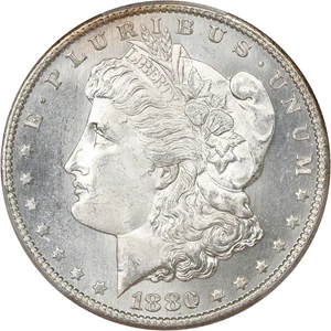 image for: 1880/9-S $1 PCGS MS66