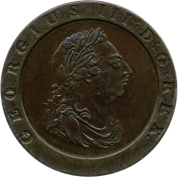image for: Great Britain: 1797 2D  NGC XF45 (S-3776)