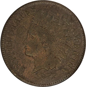 image for: 1877 1c PCGS VF30