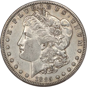 image for: 1885-S $1 PCGS AU53