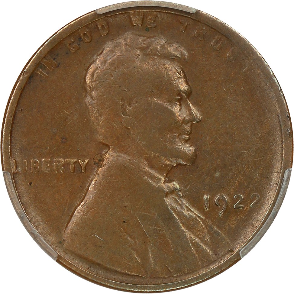 image for: 1922-D Weak D 1c PCGS VG-10 (Die Pair 4)