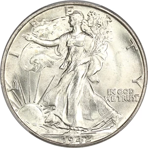 image for: 1942 50c PCGS MS65