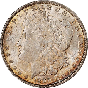 image for: 1888 $1 PCGS MS63