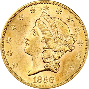 image for: S.S. Central America: 1856-S Shipwreck $20 PCGS/CAC AU58 (with CoA)