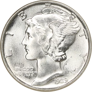 image for: 1939 10c NGC MS67