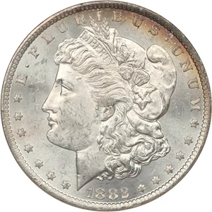 image for: 1882-CC $1 NGC MS63