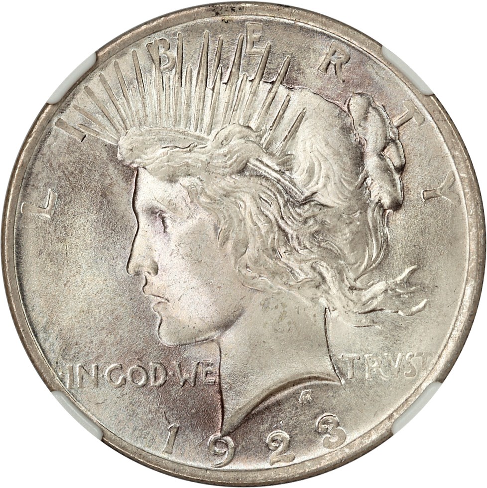 1923 Peace Dollar Values Prices The Greysheet