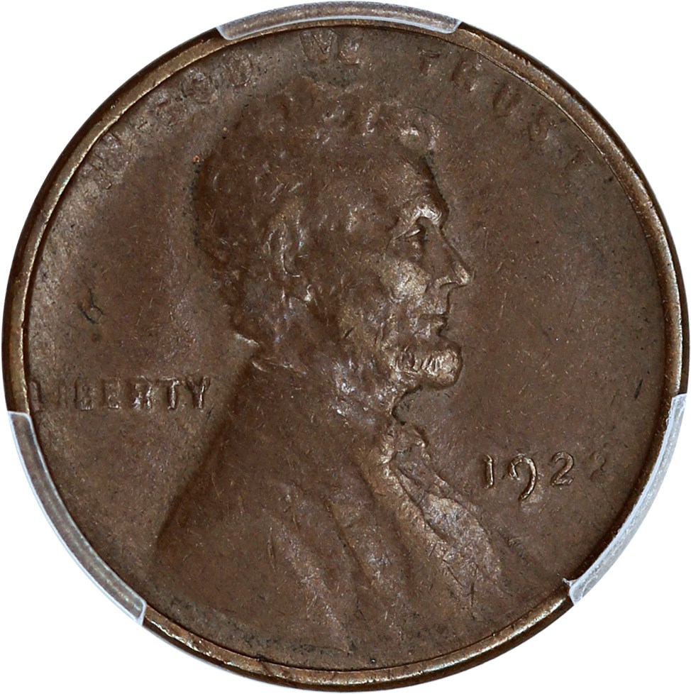 image for: 1922-D Weak D 1c PCGS XF45 (Die Pair 4)