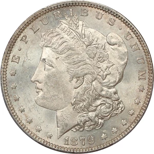 image for: 1879 $1 PCGS MS63