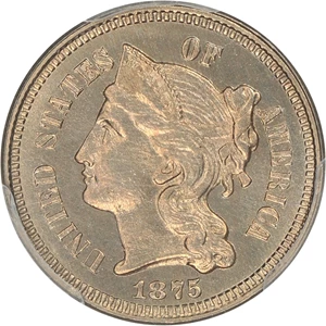 image for: 1875 3cN PCGS Proof 65