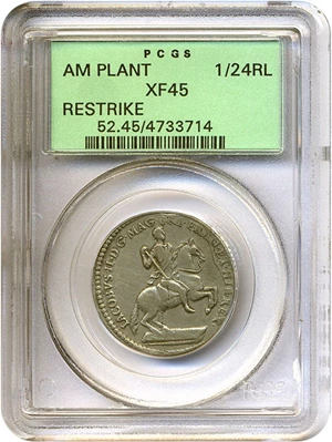 image for: Am Plant 1/24RL Restrike PCGS Good-4