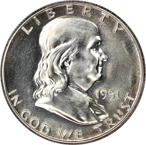 image for: 1951 50c PCGS/CAC Proof 66