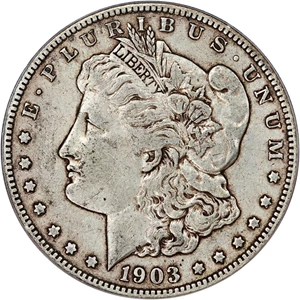 image for: 1903-S $1 PCGS VF35
