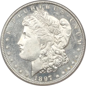 image for: 1897-S $1 PCGS MS64 PL