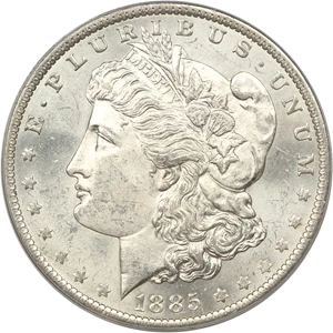 image for: 1885-O $1 PCGS MS63
