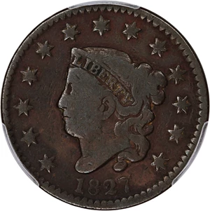 image for: 1827 1c PCGS VG-08