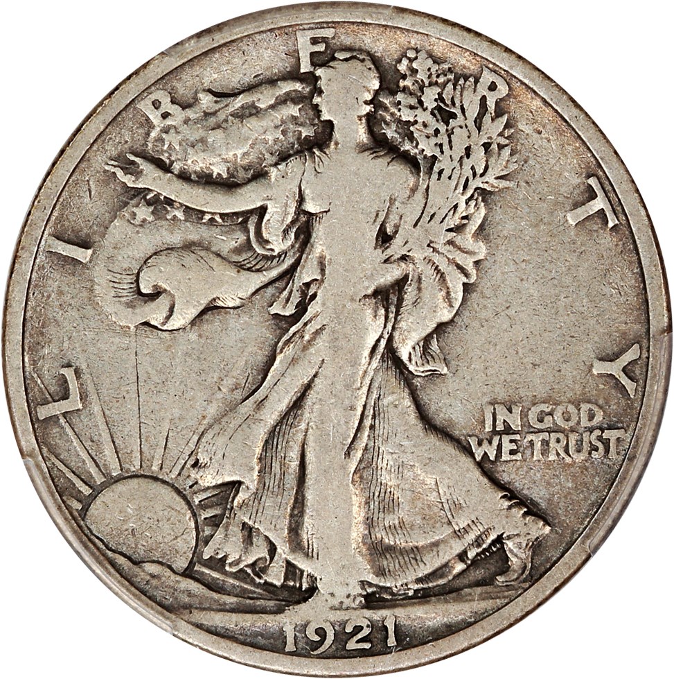 image for: 1921 50c PCGS/CAC F12