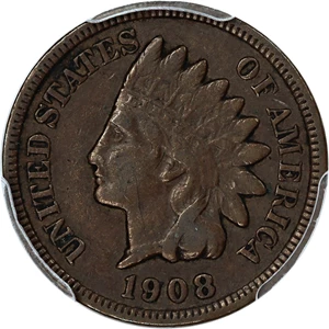image for: 1908-S 1c PCGS VF35