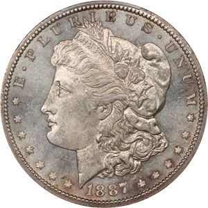 image for: 1887-S $1 PCGS MS63