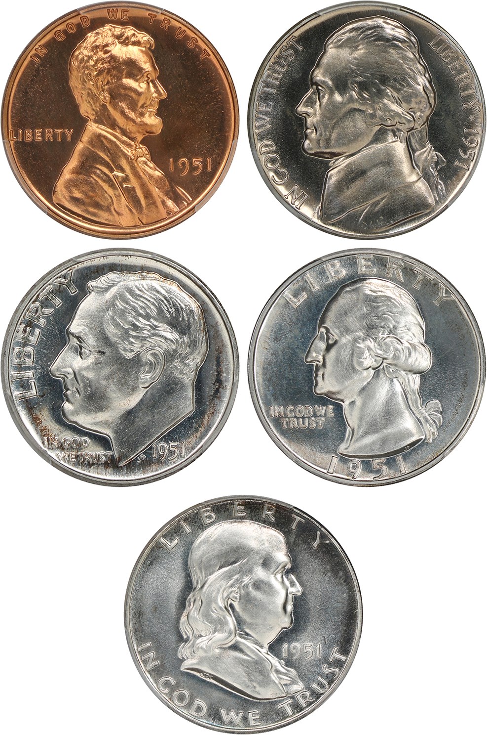 image for: 1951 Proof Set PCGS/CAC Proof 66-67