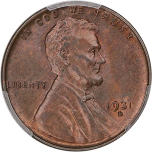 image for: 1931-D 1c PCGS MS65 BN