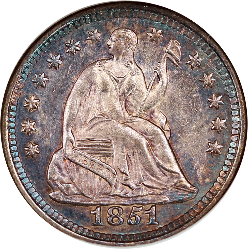 image for: 1851-O H10c NGC AU58 (OH)